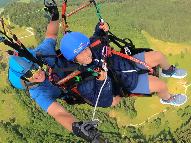 Paragliding, Tandemflug, Kinder , Gutschein