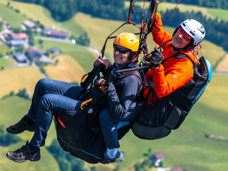 Gleitschirm, Tandemflug, Chiemgau, buchen