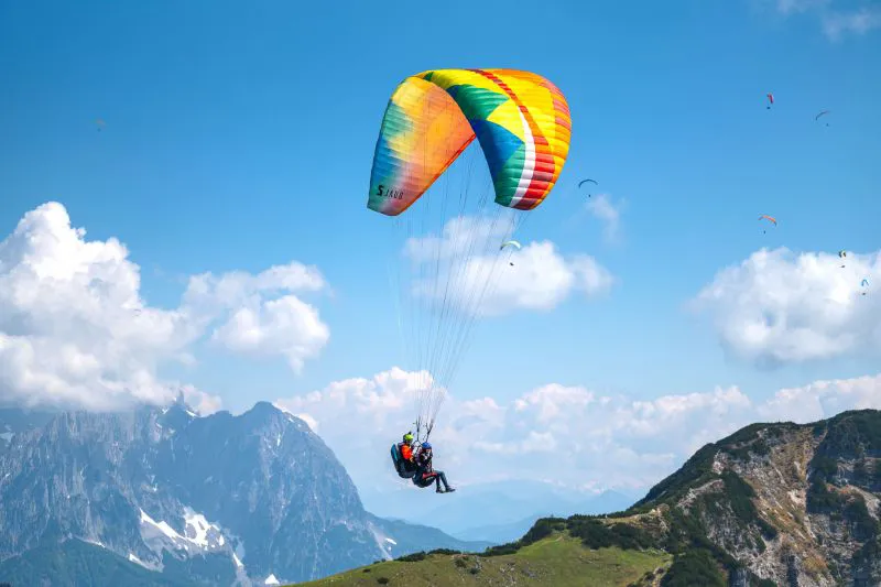 Paragleiten, Reith im Winkl, Ruhpolding, Berchtesgaden